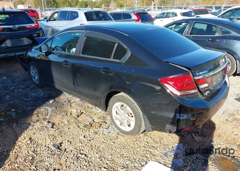 2013 Honda Civic Lx z USA, uszkodzony, nr VIN 2HGFB2F50DH572935